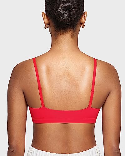Image of INLYRIC Women's Inbarely Bralettes Cami Bras No Underwire Wireless Seamless Unlined Comfort Sports Bra