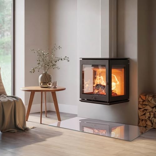 Placa base de chimenea 120x60 protección contra chispas morado claro 4