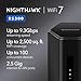 NETGEAR Nighthawk Tri-Band WiFi 7 Router (RS300) - Security Features, BE9300 Wireless Speed (up to 9.3 Gbps) - Covers up to 2,500 sq. ft., 100 Devices - 2.5 Gig Internet Port - Free Expert Help