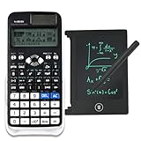 Peixiong FX991-EX Battery & Solar Powered Scientific Calculator with 4.4 Inches LCD Pad, FX-991EX Advanced Engineering/Scientific Calculator-552 Function with Notepad for School, Office (Black)