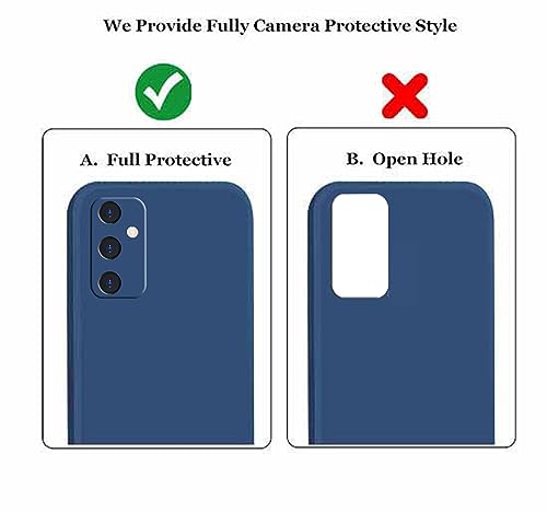 Image of A rtistque Liquid Silicone Back Cover Case for Samsung Galaxy M54 5G / Samsung Galaxy F54 5G Shockproof TPU Soft Flexible with Camera Protection - Blue