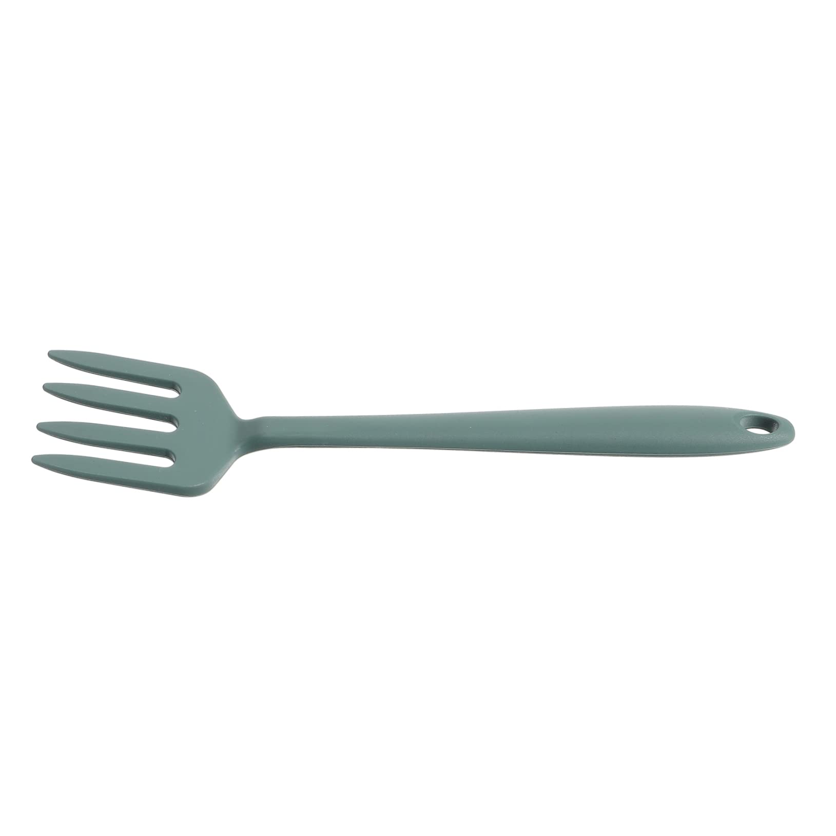 FUNOMOCYA Spaghetti Fork Pasta Fork Kitchen Fork Mashing Forks Kitchen Accessory Serving Fork Pasta Server Fork Dinner Fork Steak Fork Noodle Server Large Cooking Fork Dark Green