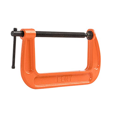 Image of Pony Jorgensen 2660 6-Inch C-Clamp, Orange
