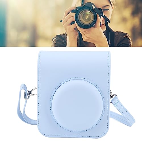 Funda protectora para cámara Mini 12 de cuero PU azul miniatura 6
