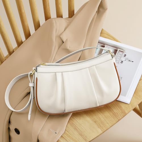 Image of RONSIN Small Shoulder Bags for Women Mini RFID Shoulder Purse Small Hobo Bag Underarm Handbag with Zipper Closure