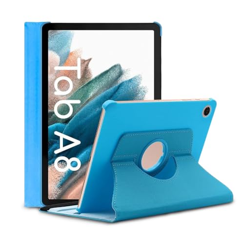 ebestStar - Cover per Samsung Galaxy Tab A8 10.5 (2021) SM-X200 X205, Custodia Protezione Rotazione 360, Pelle PU, Blu scuro