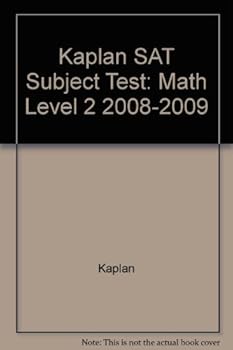 Paperback Kaplan Sat Subject Test Math Level 2 2008-2009 Book