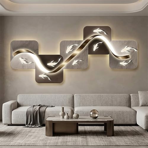 Applique lumineuse 3D LED télécommandée pour illuminer et décorer le salon