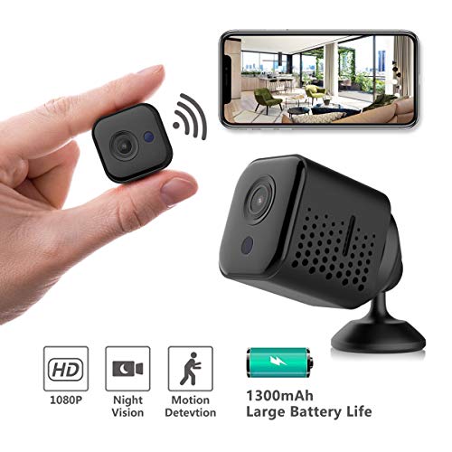 Hidden Camera Wireless, Novosun Portable Mini Spy Camera,WiFi 1080P Nanny Cams, Security Camera for Home and Outdoor (with Cell Phone APP)