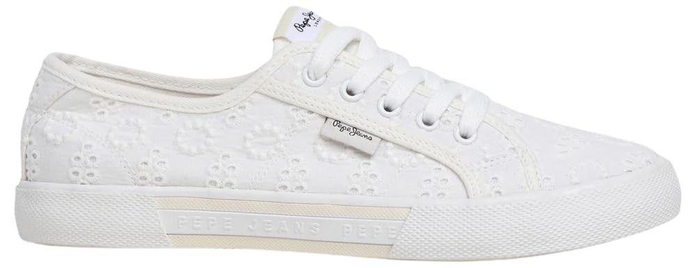 Pepe Jeans Women's Brady Cute W Sneak, White (Off White), 38
