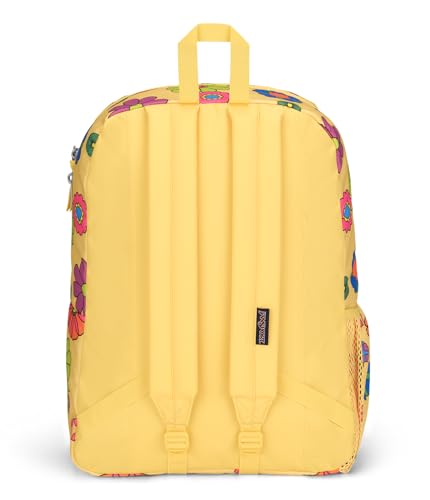 Image of JanSport Cross Town Backpack 17 inch x 12.5 inch x 6 inch - Simple Bag for Everyone with 1 Main Compartment, Front Utility Pocket - Premium Class Accessories - Power to the Flower