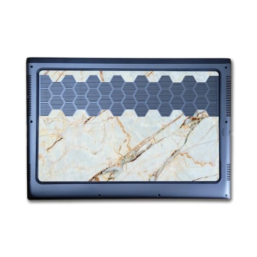 Image of Laptop Skin Compatible with Alienware M16 R2 (2024) - Antique Marble - Premium 3M Vinyl Protective Wrap Decal Cover - Easy to Apply | Crafted in The USA by MightySkins