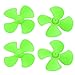 Ruilogod 4pcs Plastik 4 Vanes Propeller 40mm Dia Grün für DIY RC Boot Flugzeug-Spielzeug