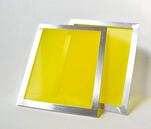 Intbuying 6Pcs 20"X24" Screen Printing Frame Mesh Pre-Stretched Aluminum Frame (230 (100T) Yellow Mesh) #TOP3
