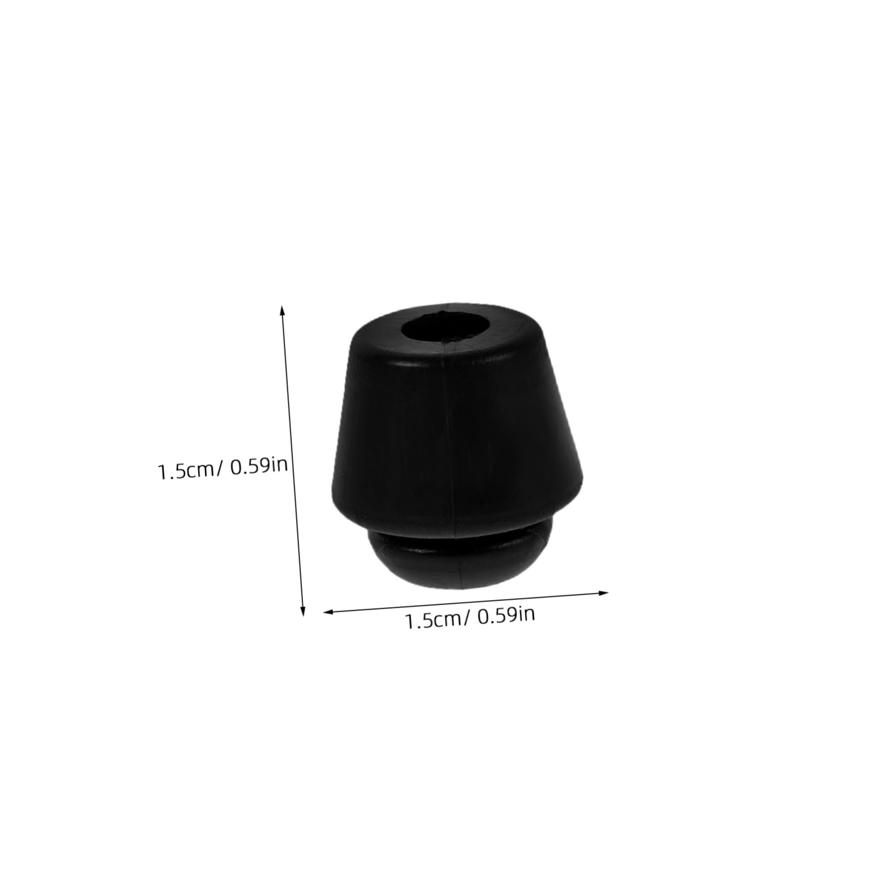 10 Butées En Caoutchouc Pour Capot Moteur - Amortisseurs De Porte, Protection Contre Les Chocs (noir) - 2