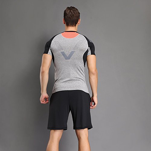 UrChoiceLtd® 2017 Maglia da uomo aderente a