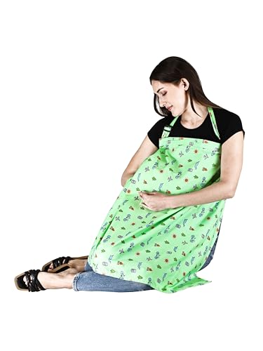 Image of Switchon Feeding Apron Cover Maternity Cover 100% Cotton Maternity Breastfeeding Multipurpose for Mothers