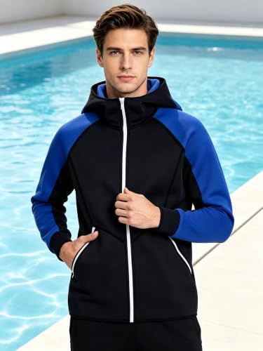 Hularka Mens Top Hooded Wetsuit Top para Entrenamiento de Fuerza miniatura 2