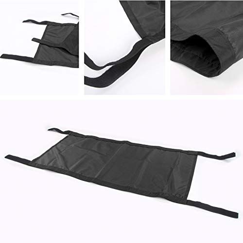 Mesh Cargo Net Net Hammock Roof Top Netting Hammock For Jeep Wrangler Yj Tj Jk Jku Jl Jlu Jt 1987-2021(Black) (Black) #TOP1