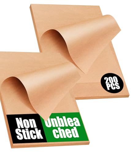 Comparison: Best Parchment Paper For High Heat 11 200 PCS Unbleached Parchment Paper Sheets for Baking 12x16 Inches, Non-Stick and Non-Toxic Pre-cut Parchment Sheets for Oven, Cooking, Grilling, Air Fryer and Steaming - Fit for Half Sheet Pans