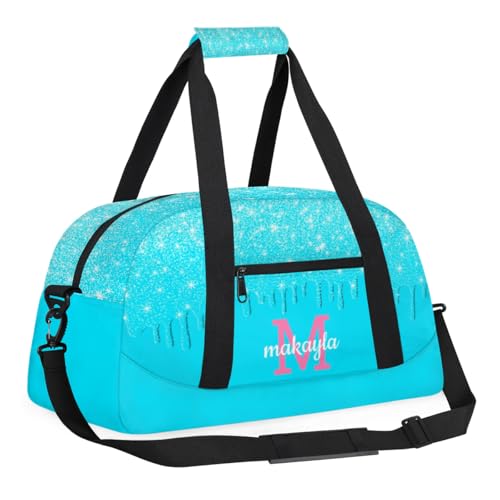 Personalized Duffle Bag for Women Girls with Name Custom Kids Dance Ballet Gym Bag Sports Travel Bag3