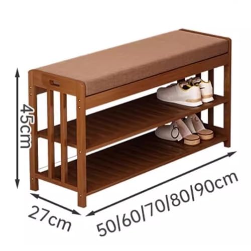 Meuble range-chaussures pour petits espaces avec assise confortable