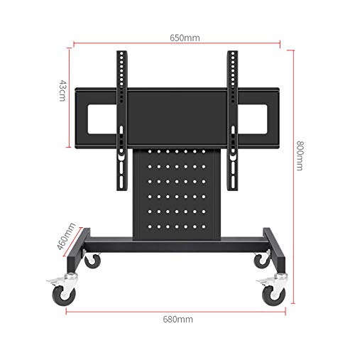 Soporte móvil para TV de 23-55 pulgadas con ruedas y rotación 360° miniatura 4