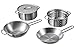 Price comparison product image Ikea 4 Pieces cookware Set, Stainless Steel Color-Kids Toys, Silver, 2 - Pack