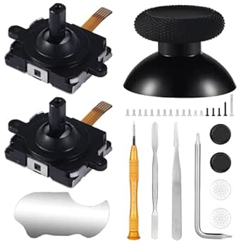 Amazon.com: Ikpek 6pcs Joysticks & 3pcs Thumbsticks Replacement Kit for ...