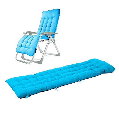 Tapis de coussin de chaise pour jardin bleu 165cm - 2