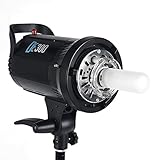 BPS - 300W Flash Estudio Fotografía Profesional (Montura Bowens y LCD Pantalla Digital)