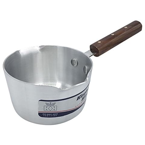 Kitchen King Aluminium Milk Pan 18cm Cover