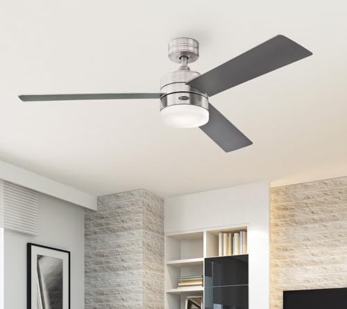 Westinghouse Alta Vista Smart Ceiling Fan with LED Light and Remote Control, Modern 52 Inch Brushed Nickel Finish, Opal Frosted Glass by Westinghouse - Used condition - Image 9