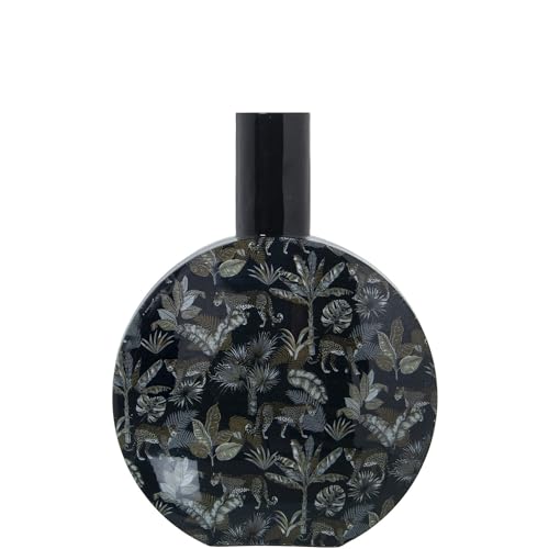 Vase table émaillé léopards multicolores, cadeau original pour passionné de déco chic - 2