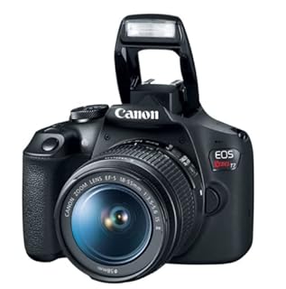 Canon EOS Rebel T7 DSLR Camera|2 Lens Kit with EF18-55mm + EF 75-300mm Lens, Black