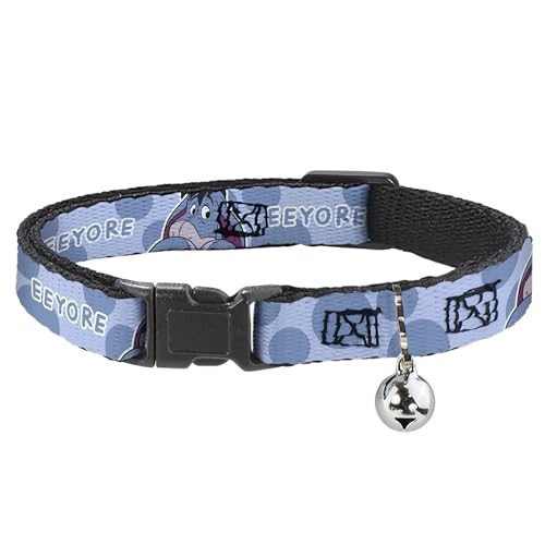 Collar gato breakaway Disney Igor ajustable de nailon azul resistente Buckle-Down 2