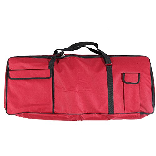 ammoon 61-Key Keyboard Electric Piano Organ Gig Bag Soft Case Dual Zipper 39.3