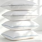 SWTMERRY Bed Pillows Queen Size Set of 4 - Bed Pillows for Sleeping 4 Pack, Breathable Fluffy Hotel Pillows, Ultra-Soft and Hypoallergenic Bed Pillows for Side Stomach and Back Sleepers