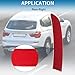 A ABSOPRO Bumper Reflector No.63257352210 Rear Right Bumper Reflector Side Marker for BMW X3 2015-2017 Strong ABS Red