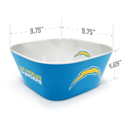 Image of YouTheFan NFL Los Angeles Chargers Large Party Bowl