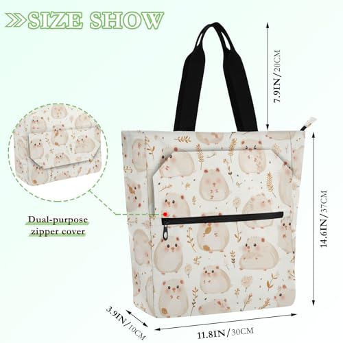 Bolsa de mano resistente al desgarro para llevar libros y compras 4