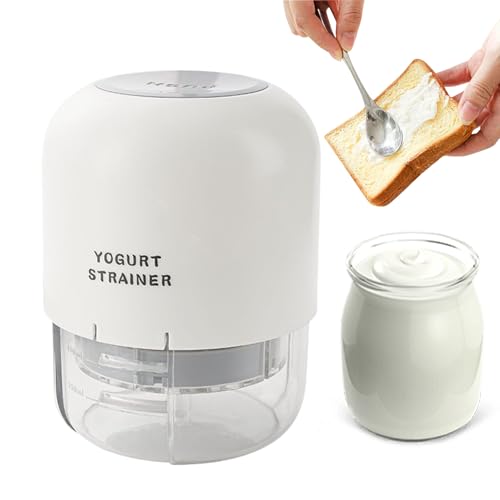 Filtro de yogur - Colador de 5.12 pulgadas para salsa, café con función de filtrado, colador extraíble para cocina, miel, , leche, ABS, material para mascotas, bebidas, uso Paneer