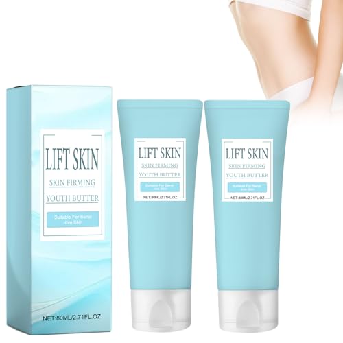 Crème Hydratante pour le Corps, Crème Corporelle Raffermissante Anti-rides 2 Pièces, Hydratation de la Peau en Profondeur, Raffermissant, éclaircissant et Rajeunissant la Peau