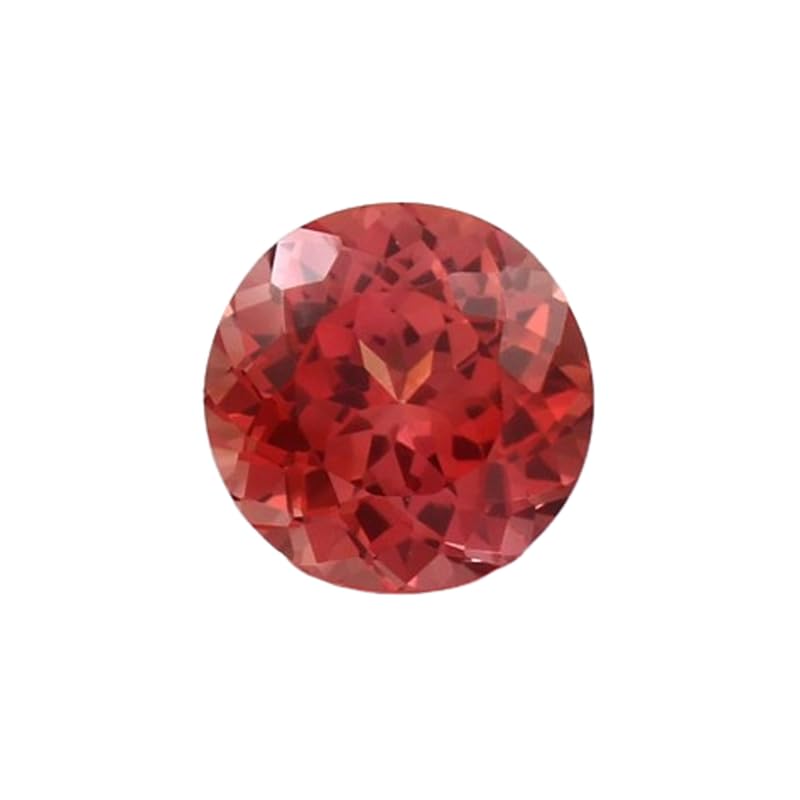 Saphir Padparadscha naturel rond pour la création de bijoux uniques