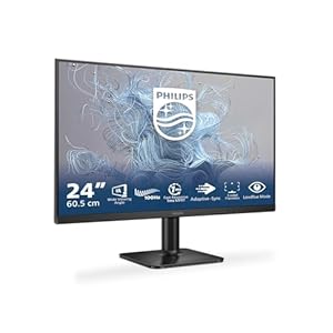Philips 24E2N1100LB - 24 Zoll Full HD Monitor, Adaptive Bildsynchronisation (1920x1080, 100 Hz, 1x D-Sub, 1x HDMI 1.4) schwarz