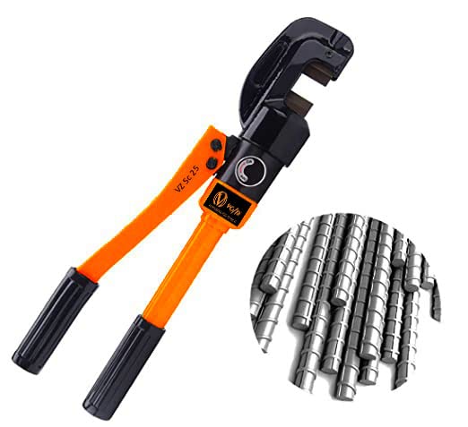 Image of VOLTZ SC-25 Hydraulic Rebar Cutter Pressure 13T Shear Range 4-25mm Manual Fast Hydraulic Steel Bar Tools