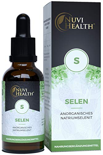 Selen Tropfen 200 µg -50 ML - Premium: 100 µg Selenium PRO 1 TROPFEN - Natriumselenit mit höchster Bioaktivität - Selenium flüssig - Vegan - Premium Qualität Cover