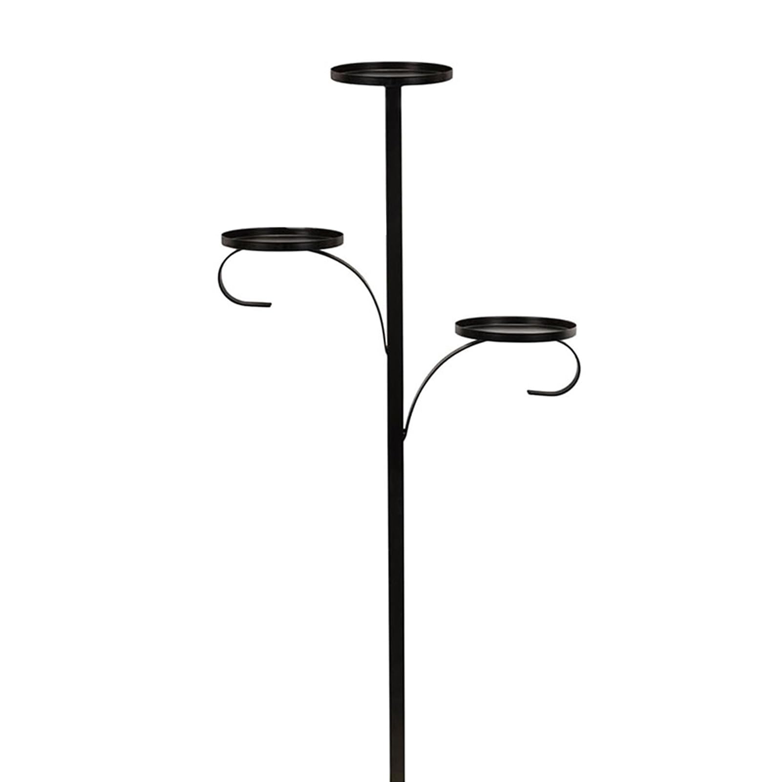 POXZSFX Black Christmas Candelabra Tree Triple Retro Look Treetop Durable Iron Easy Installation for Multi - Decoration, 60cm