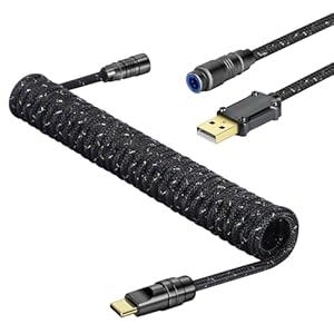 Mambasnake C05 USB-C Spiralkabel 4,92Ft
