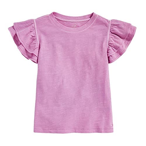 Image of vineyard vines Girls' Flutter Sleeve Surftee